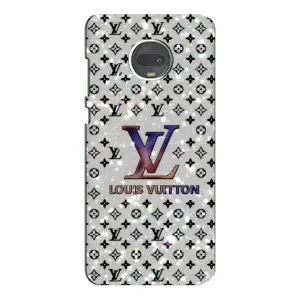 Чехол Стиль Louis Vuitton на Motorola MOTO G7 Plus (Яркий LV)