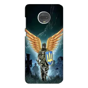 Патриотический Чехол для Motorola MOTO G7 Plus (ЗСУ з крильями)