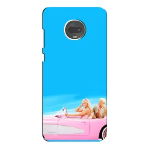 Силиконовый Чехол Барби Фильм на Motorola MOTO G7 (Барби и Кен)