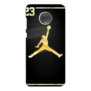 Силиконовый Чехол Nike Air Jordan на Мото Джи 7 (Джордан 23)