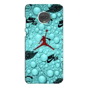 Силиконовый Чехол Nike Air Jordan на Мото Джи 7 (Джордан Найк)