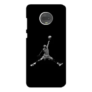 Силиконовый Чехол Nike Air Jordan на Мото Джи 7 (Джордан)