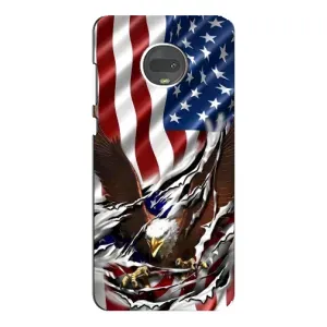 Чехол Флаг USA для Motorola MOTO G7 (Флаг USA)
