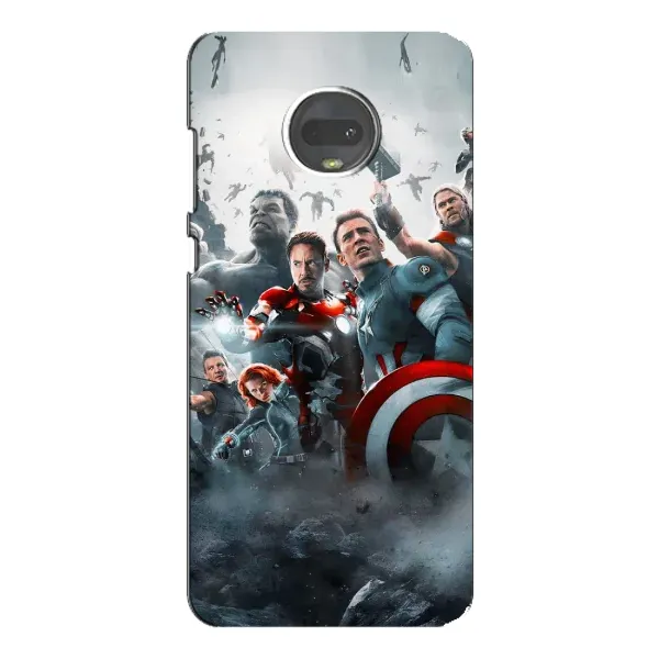 Чехол с рисунком «Команда марвел» для Motorola MOTO G7