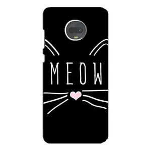 Бампер с изображением Котиков для Мото Джи 7 (КОТИК MEOW)