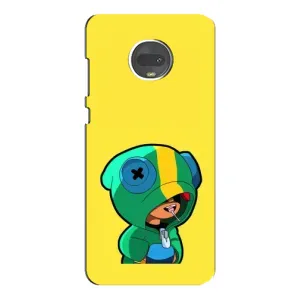Чехол Бравл Старс для Motorola MOTO G7 (Леон (LEON))