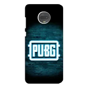 Чехол (TPU) с картинкой "Лого Пабг" на Мото Джи 7 (Лого PUBG)