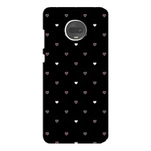 Чехлы с тематикой "Маленькие Сердечки" на Motorola MOTO G7 (Маленькие сердечки)