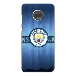 Силиконовые Чехлы принт Футбол на Motorola MOTO G7 (ManCity)