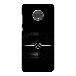 Силиконовый бампер с картинкой машины на Motorola MOTO G7 (Mercedes)
