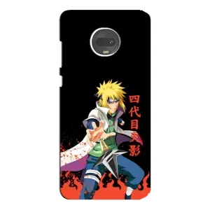 Купить Чехлы на телефон с принтом Anime для Motorola MOTO G7 (Минато)