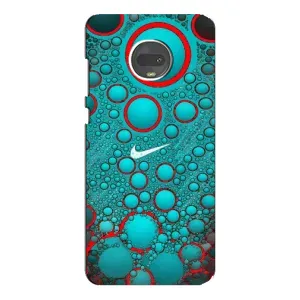 Силиконовый Чехол на Motorola MOTO G7 с картинкой Nike (Найк зеленый)