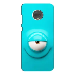 Силиконовые Чехлы (смешные стикеры) для Motorola MOTO G7 (Одноглазик)