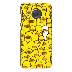 Силиконовый бампер с картинкой животных для Motorola MOTO G7 (Особенный)