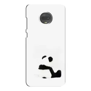Чехлы с Пандами на Motorola MOTO G7 (Панда обиделся)