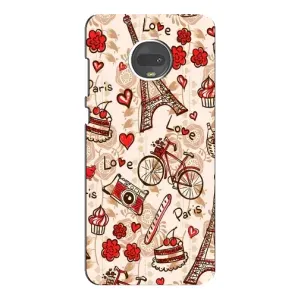 Чехол с Эйфелевой башней на Motorola MOTO G7 (Париж мечта)