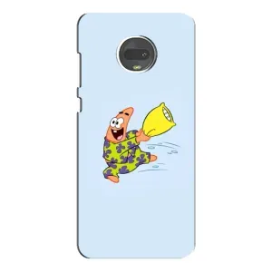 Чехлы с Патриком на Motorola MOTO G7 (Патрик с подушкой)
