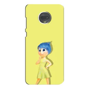 Чехол Головоломка для Motorola MOTO G7 - (AlphaPrint) (Радость)