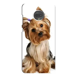 Чехол (ТПУ) Милые собачки для Motorola MOTO G7 (Собака Терьер)