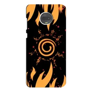 Купить Чехлы на телефон с принтом Anime для Motorola MOTO G7 (Солнце Наруто)