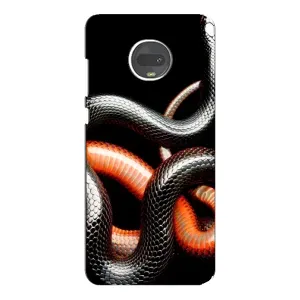 Чехлы с изображением разных животных для Motorola MOTO G7 (Змея)
