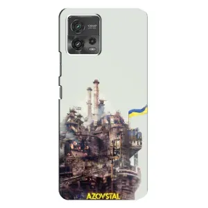 Чехлы на военную тематику для Motorola MOTO G72 (Азовсталь)