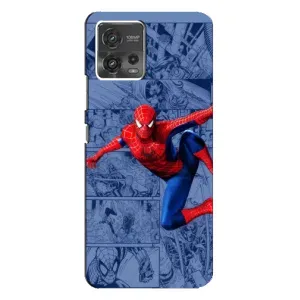 Силиконовый Чехол для Motorola MOTO G72 (Человек Паук)