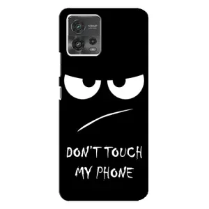 Чехол с прикольным текстом на Motorola MOTO G72 (Dont)