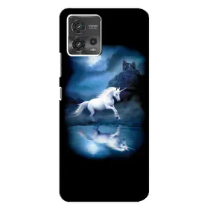 Чехол Unicorn на Motorola MOTO G72 (Единорог)