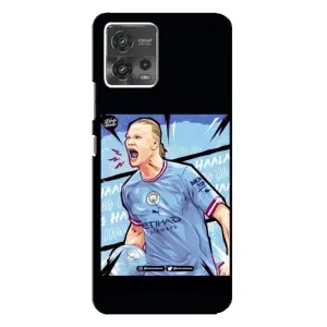 Чехлы с принтом для Motorola MOTO G72 Футболист (гол Эрлинг Холланд)