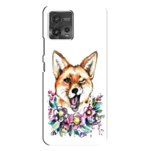 Чехол с Лисичкой для Motorola MOTO G72 (Хитрая лиса)