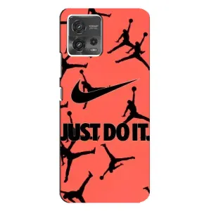 Силиконовый Чехол Nike Air Jordan на Моторола Мото Джи 72 (Just Do It)