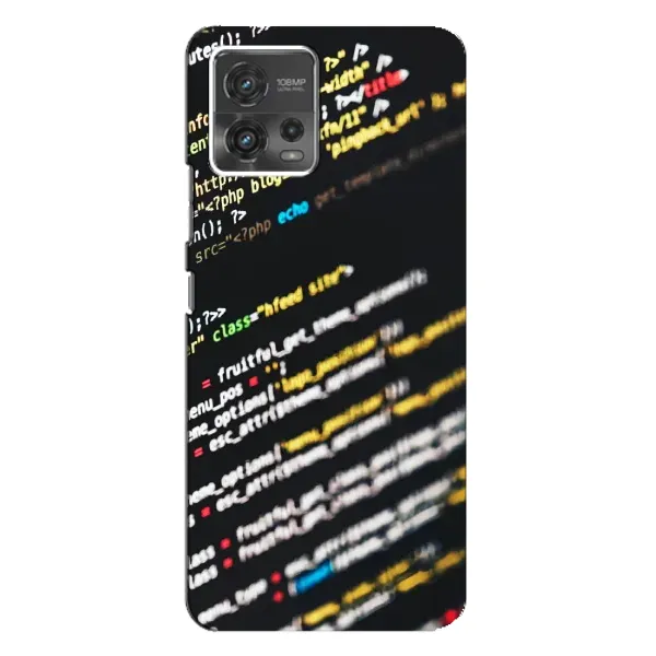 Чехол с рисунком «Код» для Motorola MOTO G72 Чехол с рисунком «Код» для Motorola MOTO G72