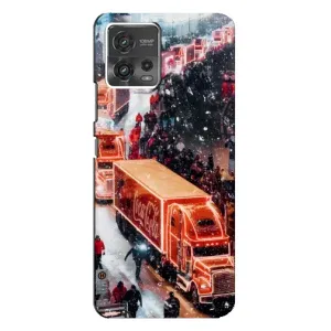 Чехлы на Новый Год Motorola MOTO G72 (Кока Кола)