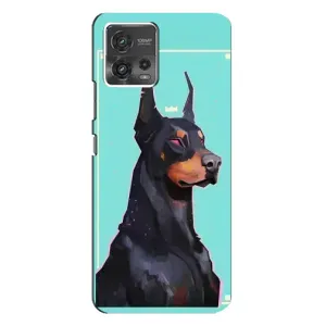 Чехол ДОБЕРМАН для Motorola MOTO G72 (Король доберман)