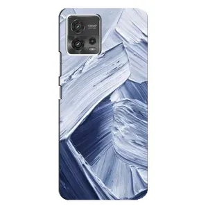 Чехлы со смыслом для Motorola MOTO G72 (Краски мазки)