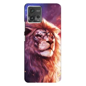 Чехол с картинкой на Motorola MOTO G72 (Красочный ЛЕВ)