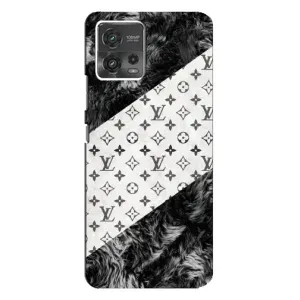 Чехол Стиль Louis Vuitton на Motorola MOTO G72 (LV на белом)