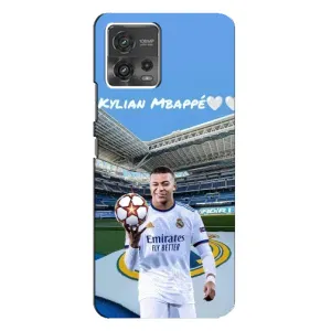 Чехол (TPU) с Футболистом на Motorola MOTO G72 (Mbappe Real)