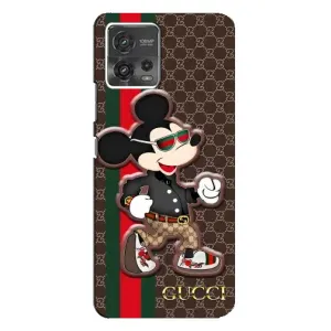 Чехлы Бренд GUCCI для Motorola MOTO G72 (Маус Гуччи)