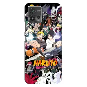 Купить Чехлы на телефон с принтом Anime для Motorola MOTO G72 (Наруто постер)