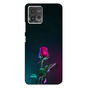 Чехлы с принтом Розочки для Motorola MOTO G72 (Ночная роза)