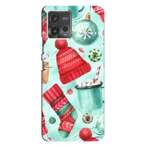 Чехол Санта Клаус для Motorola MOTO G72 (Одежда)