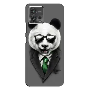 Чехлы с Пандами на Motorola MOTO G72 (Панда в очках)