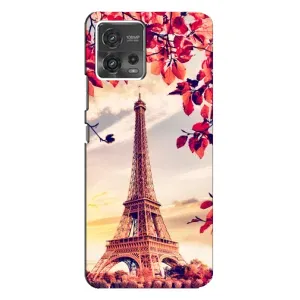 Чехол с Эйфелевой башней на Motorola MOTO G72 (Paris photo)