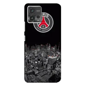 Силиконовые Чехлы принт Футбол на Motorola MOTO G72 (PSG)