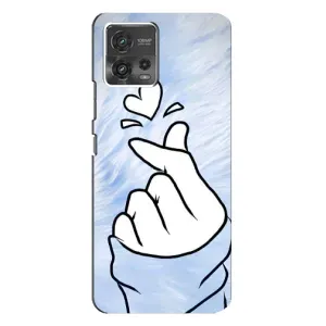Чехлы (Знак сердечка) на Motorola MOTO G72 (Сердечка знак)