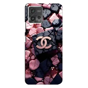 Чехол (Dior, Prada, YSL, Chanel) для Motorola MOTO G72 (Шанель)