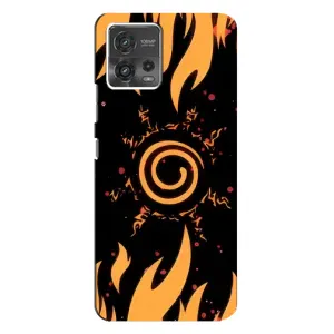 Купить Чехлы на телефон с принтом Anime для Motorola MOTO G72 (Солнце Наруто)