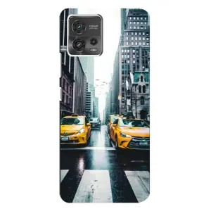 Силиконовый бампер (Работники) на Motorola MOTO G72 (Такси)